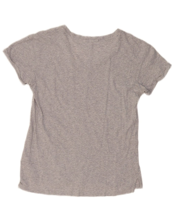 REPLAY Damen T-Shirt Top UK 10 Small Grau