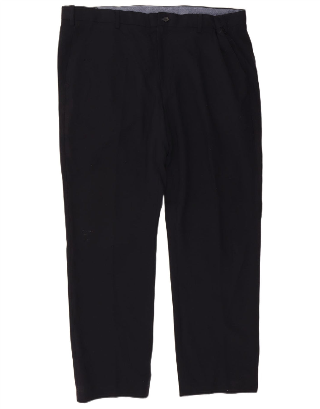 Gerade Herren-Chinohose von Marks & Spencer, W42, L29, Marineblau, Polyester