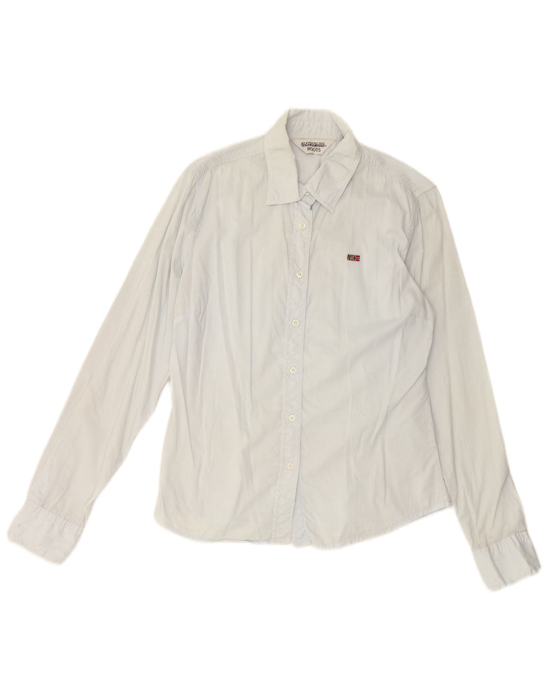 NAPAPIJRI Damen Geographic Übergroßes Hemd UK 10 Small Blau