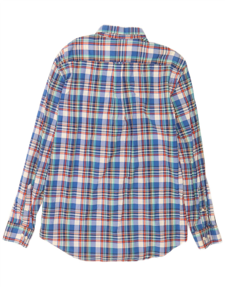 Gant Herren E-Z Fit Hemd, groß, blau kariert, Baumwolle
