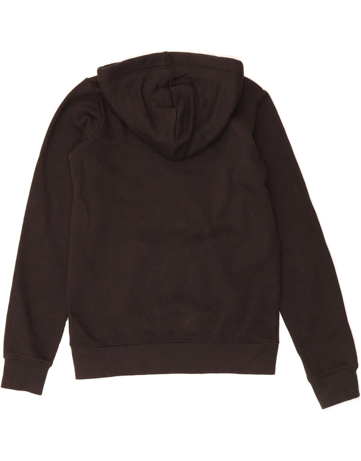 BENCH Girls Graphic Hoodie Jumper 13-14 Years Black Polyester Vintage Bench and Second-Hand Bench from Messina Hembry 