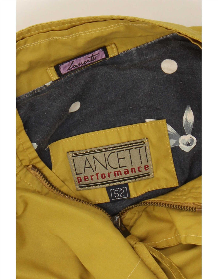 Lancetti Herren Bomberjacke IT 52 XL Gelb