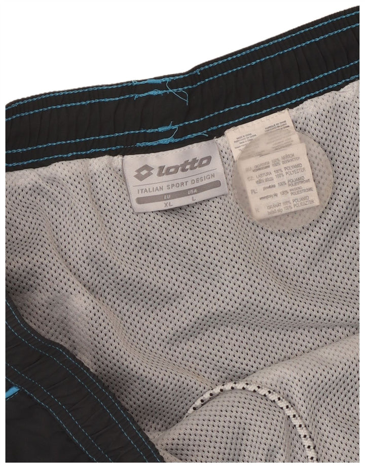 Lotto Herren-Badeshorts, Größe L, W36, L5, Grau, Polyamid