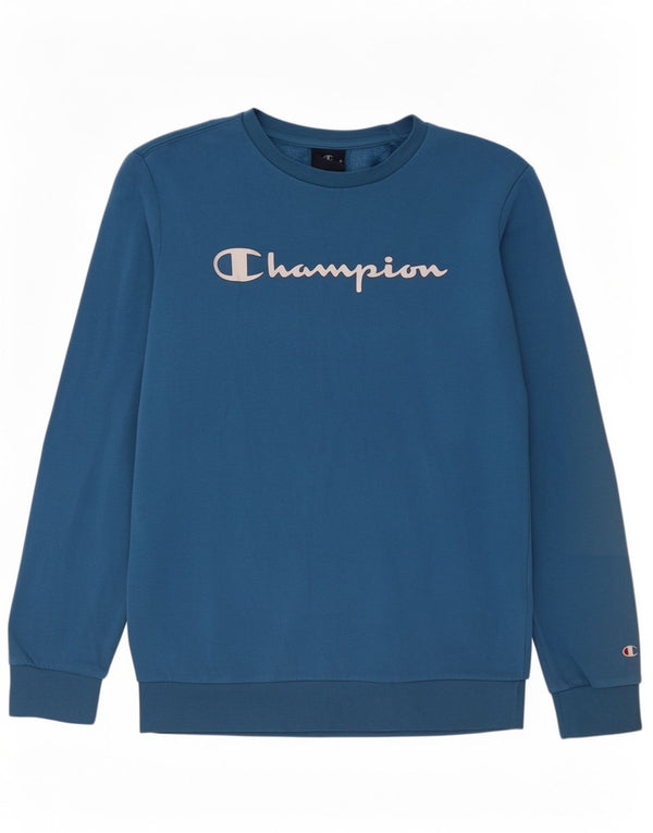 Champion Jungen-Sweatshirt mit Grafik, 13–14 Jahre, XL, Blau, Sport