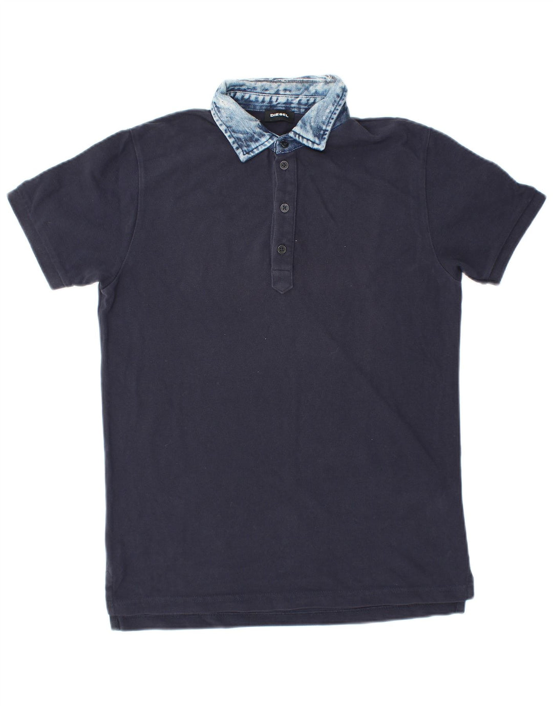 DIESEL Herren-Poloshirt, klein, marineblau, Baumwolle