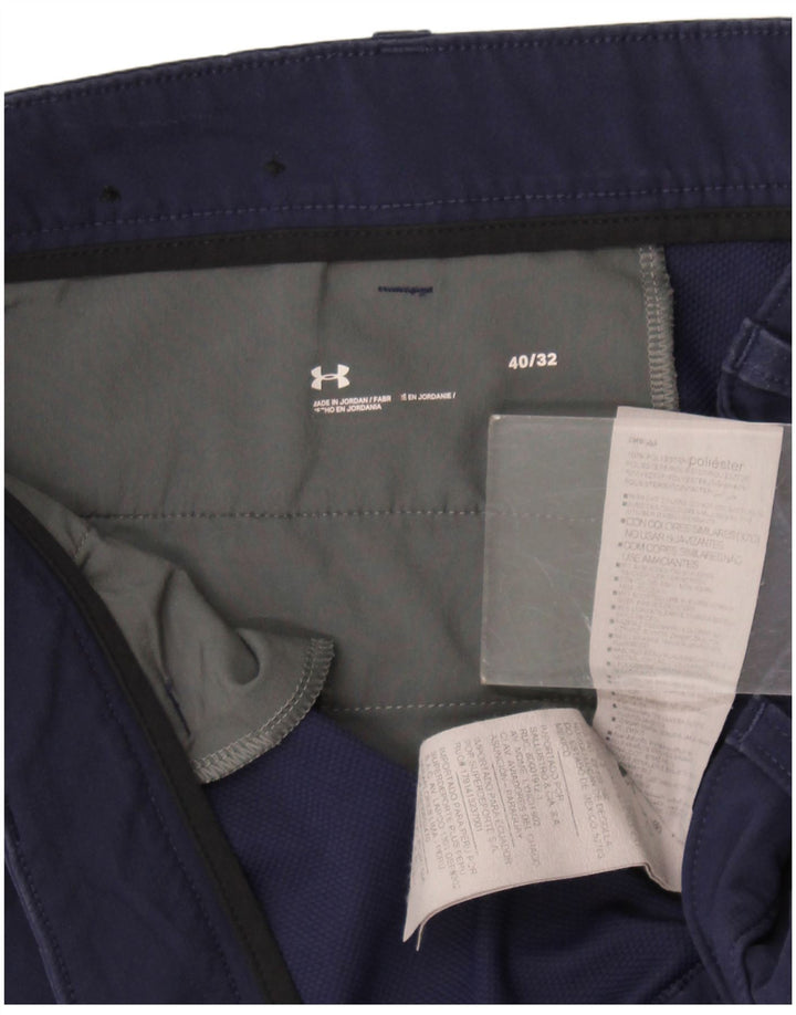 Under Armour Herren Straight Chino Hose W40 L32 Marineblau Polyester