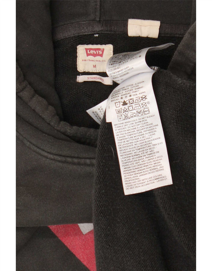 Levi's Herren Standard Graphic Hoodie Pullover Mittelschwarze Baumwolle