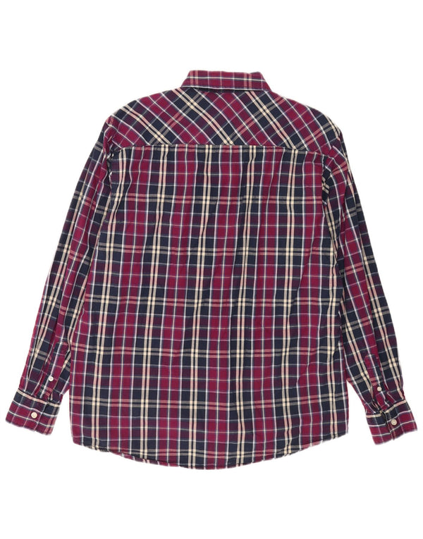 Pierre Cardin Herren Regular Fit Hemd XL Lila kariert