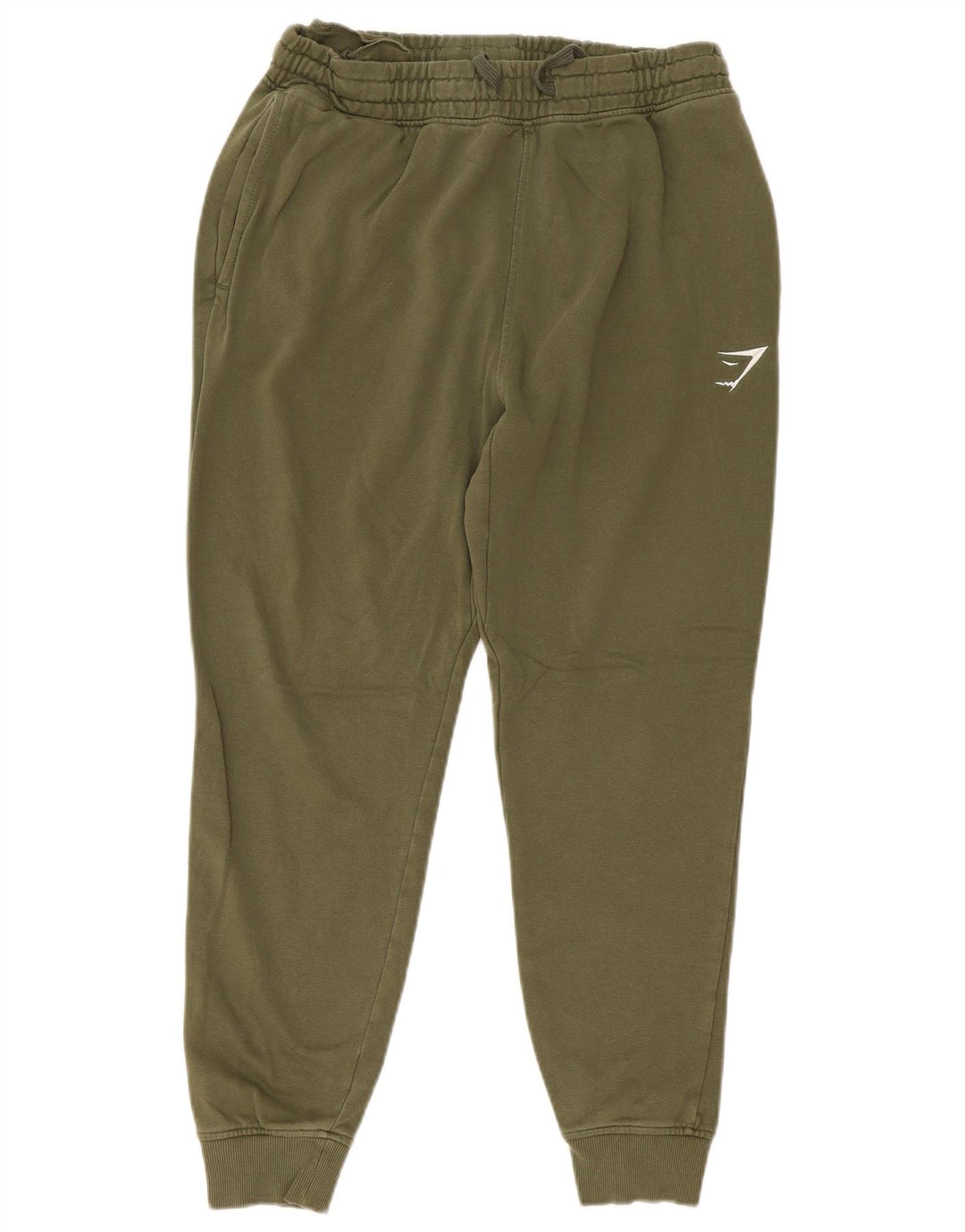 Gymshark Herren-Trainingshose, Jogginghose, mittlere Khaki-Baumwolle