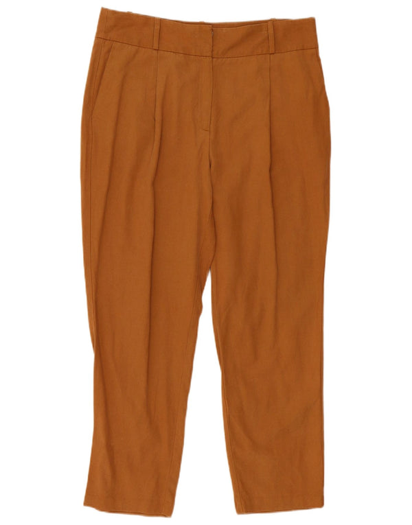Marks & Spencer Damen Tapered Chino-Hose UK 12 Medium W30 L26 Braun