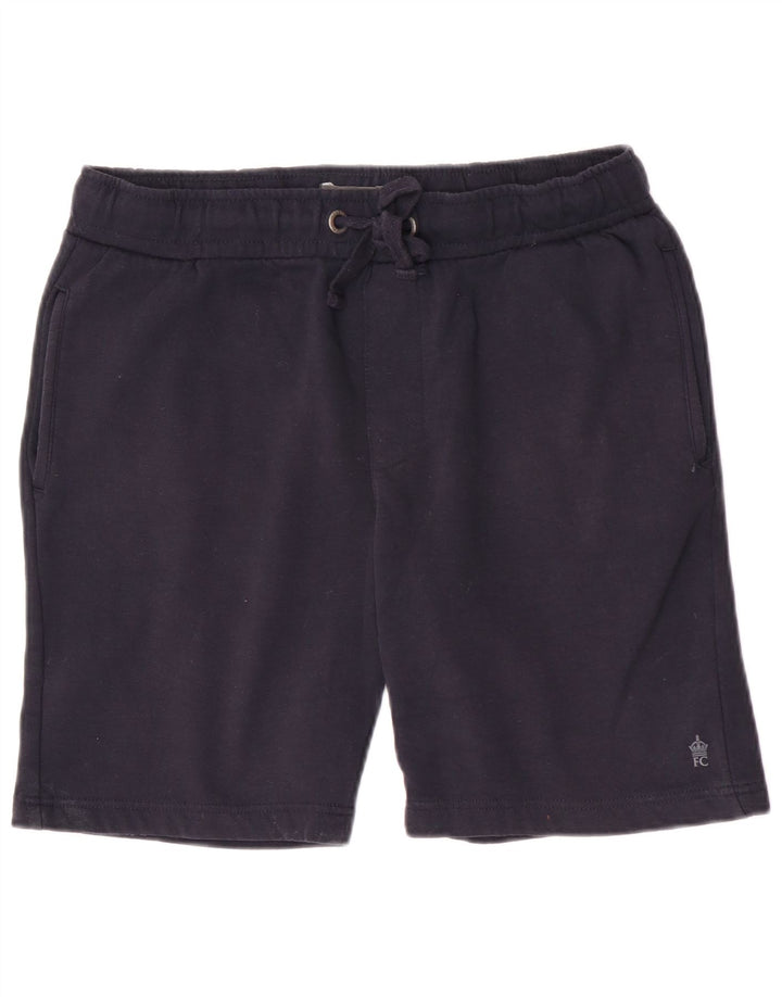French Connection Herren-Sportshorts, groß, marineblaue Baumwolle
