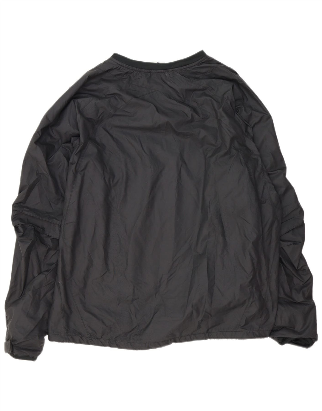 NIKE Herren-Pullover-Trainingsanzug-Oberteil, großes, schwarzes Polyester