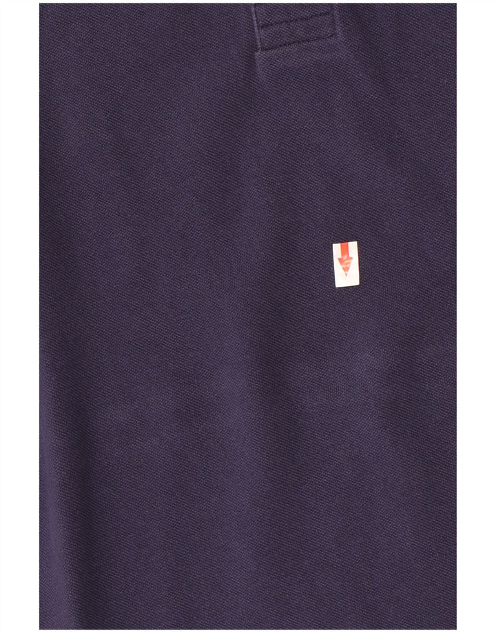 Kappa Herren-Poloshirt, mittelmarineblaue Baumwolle