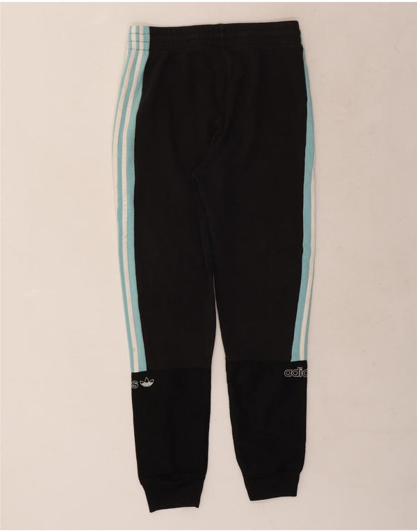Adidas Jungen-Trainingshose, Jogginghose, 15–16 Jahre, Schwarz, Farbblock