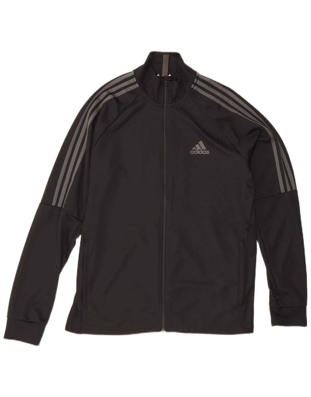 Adidas Herren Trainingsanzug Top Jacke UK 44/46 Large Schwarz Polyester