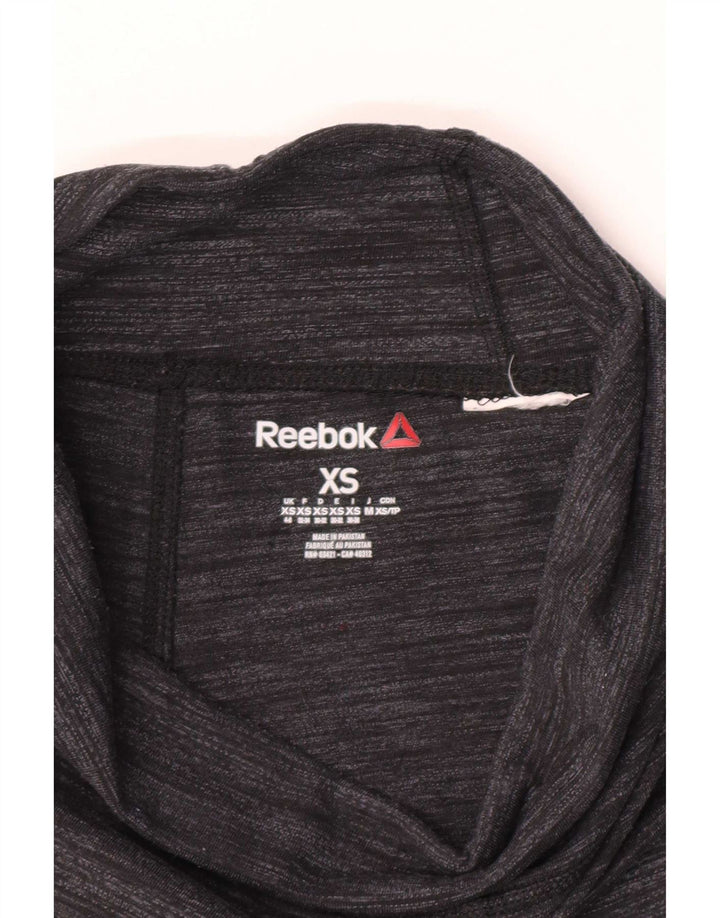 Reebok Damen Leggings UK 4/6 XS Grau meliert