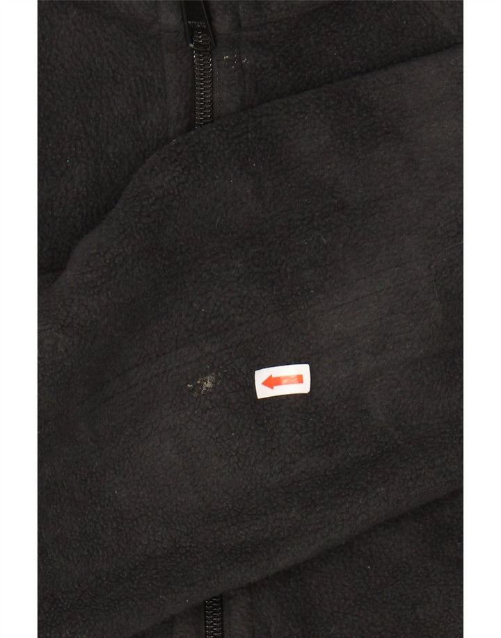COLUMBIA Womens Fleece Jacket UK 14 Medium Black Polyester