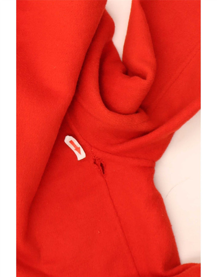 Zara Damen Zweireihiger Mantel UK 10 Kleine rote Wolle