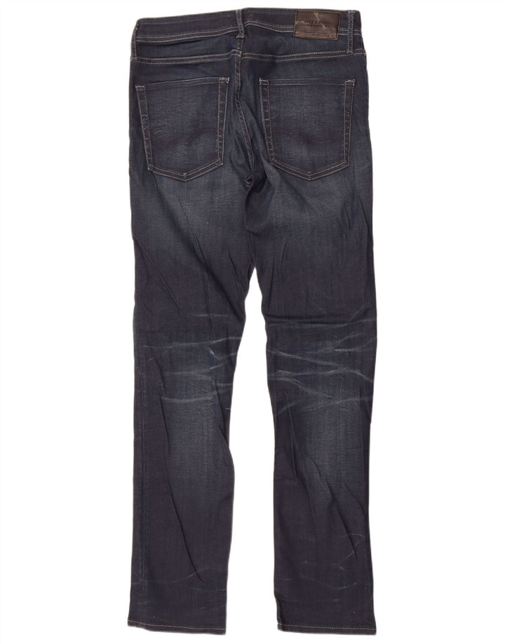 Jack & Jones Herren Tim Slim Jeans W33 L34 Blaue Baumwolle