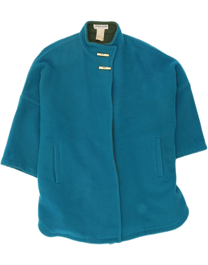 GUY LAROCHE Womens Overcoat UK 8 Small Blue Wool Vintage Guy Laroche and Second-Hand Guy Laroche from Messina Hembry 