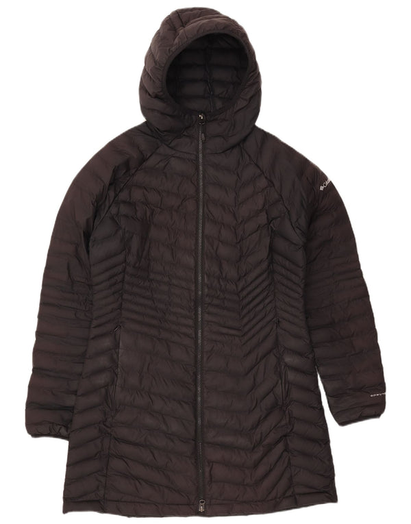 Columbia Damen Omni-Heat Hooded Wattierter Mantel UK 16 Large Schwarz Polyester