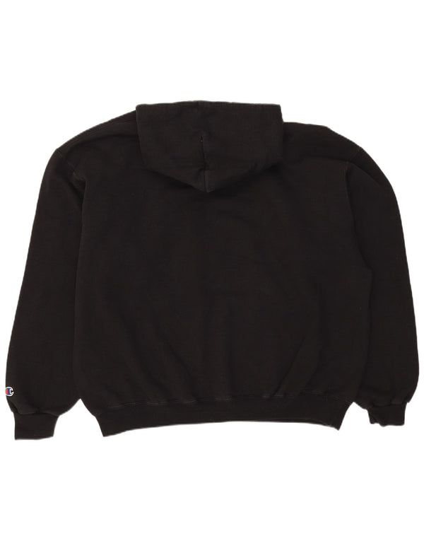 Champion Herren Kapuzenpullover XL aus schwarzer Baumwolle