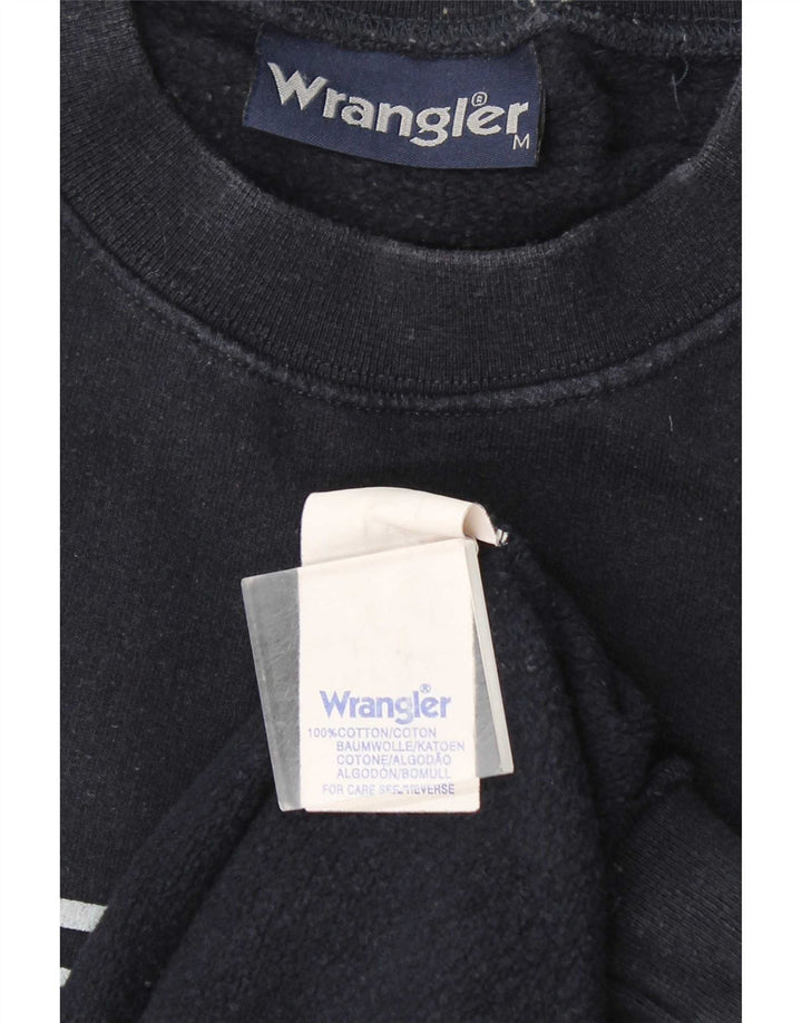 Wrangler Herren-Sweatshirt mit Grafik, mittelmarineblaue Baumwolle