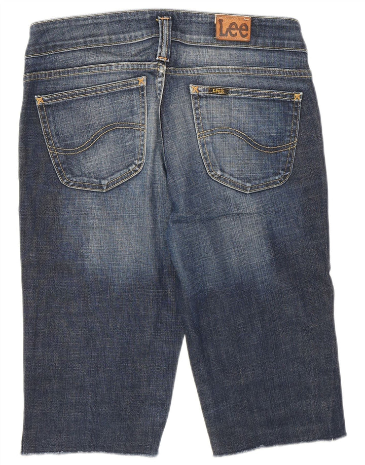 Lee Damen Leola Bermuda Denim Shorts W30 Mittelblaue Baumwolle