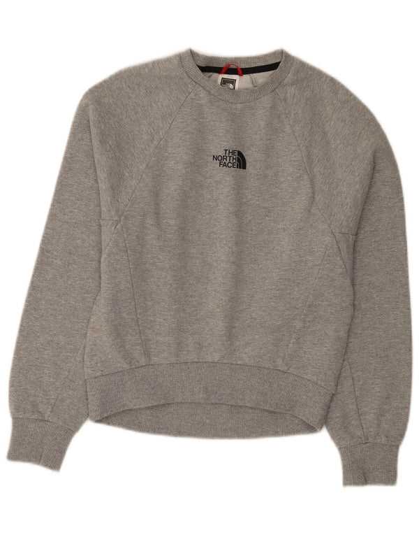 The North Face Womens Loose Fit Sweatshirt Pullover UK 6 XS Grau meliert