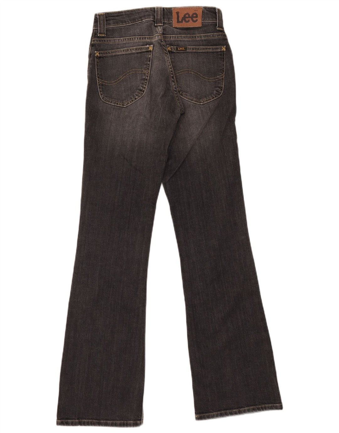 Lee Damen Desoto Bootcut Jeans W27 L33 Graue Baumwolle