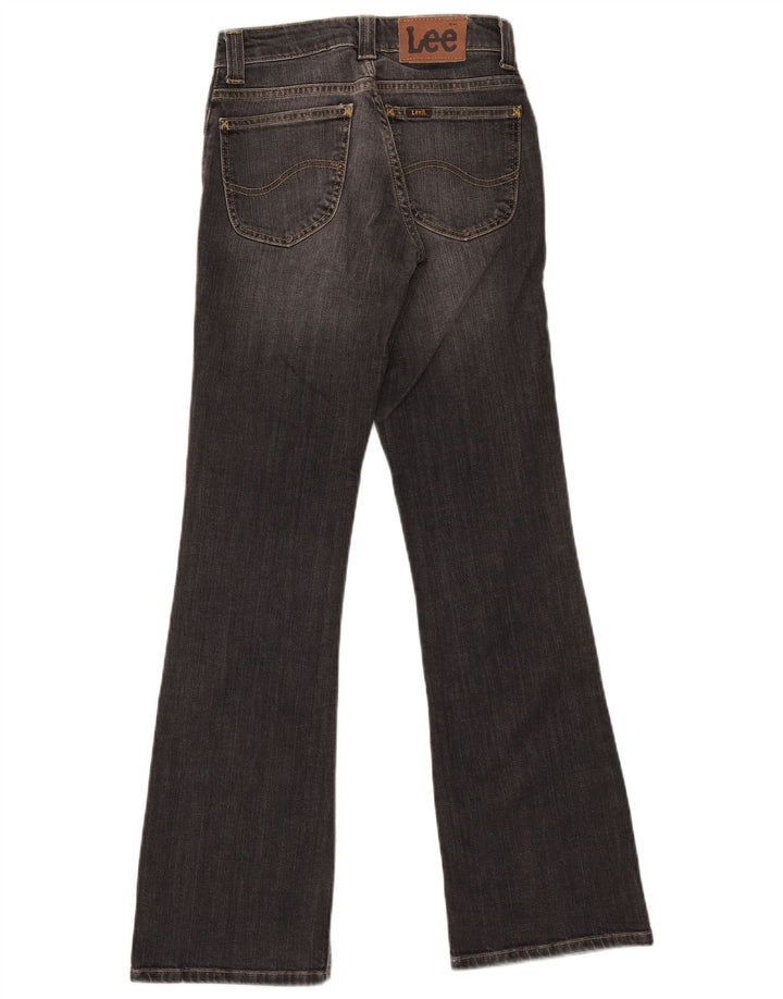 Lee Damen Desoto Bootcut Jeans W27 L33 Graue Baumwolle