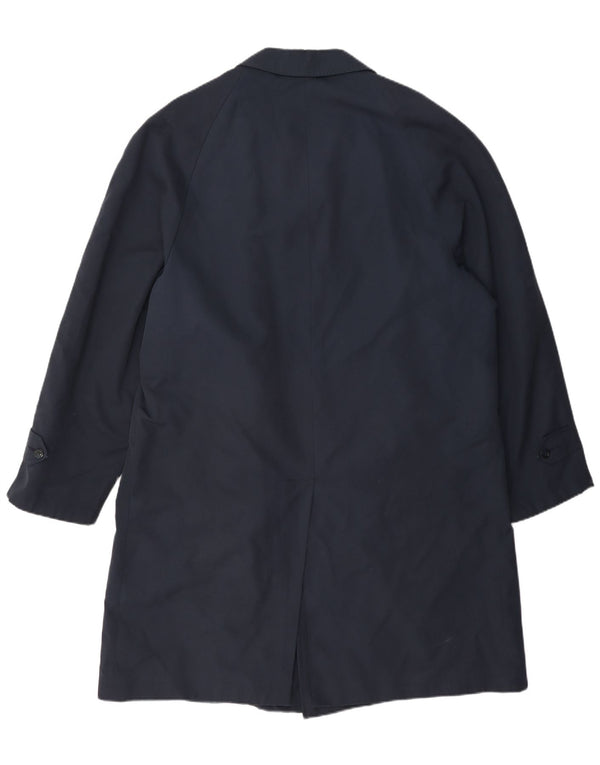 Dhobi Herrenmantel UK 38 Medium Marineblau Polyester