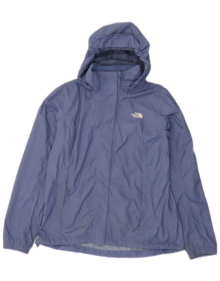 The North Face Damen-Regenjacke mit Kapuze, UK 16, großes blaues Nylon