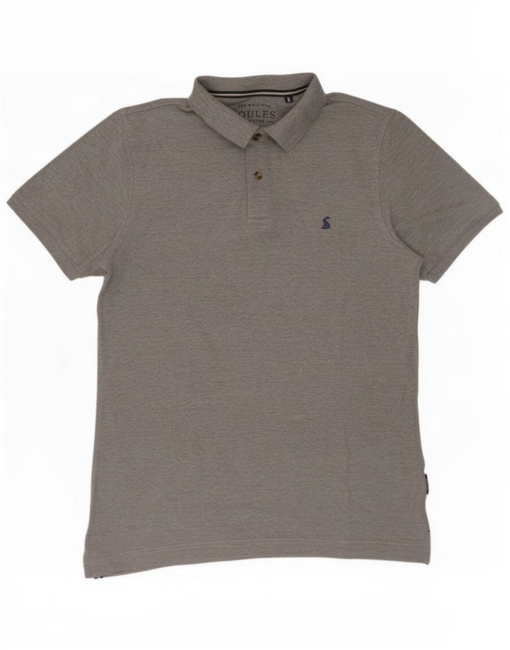 Joules Herren-Poloshirt mit klassischer Passform, mittelgraue Baumwolle