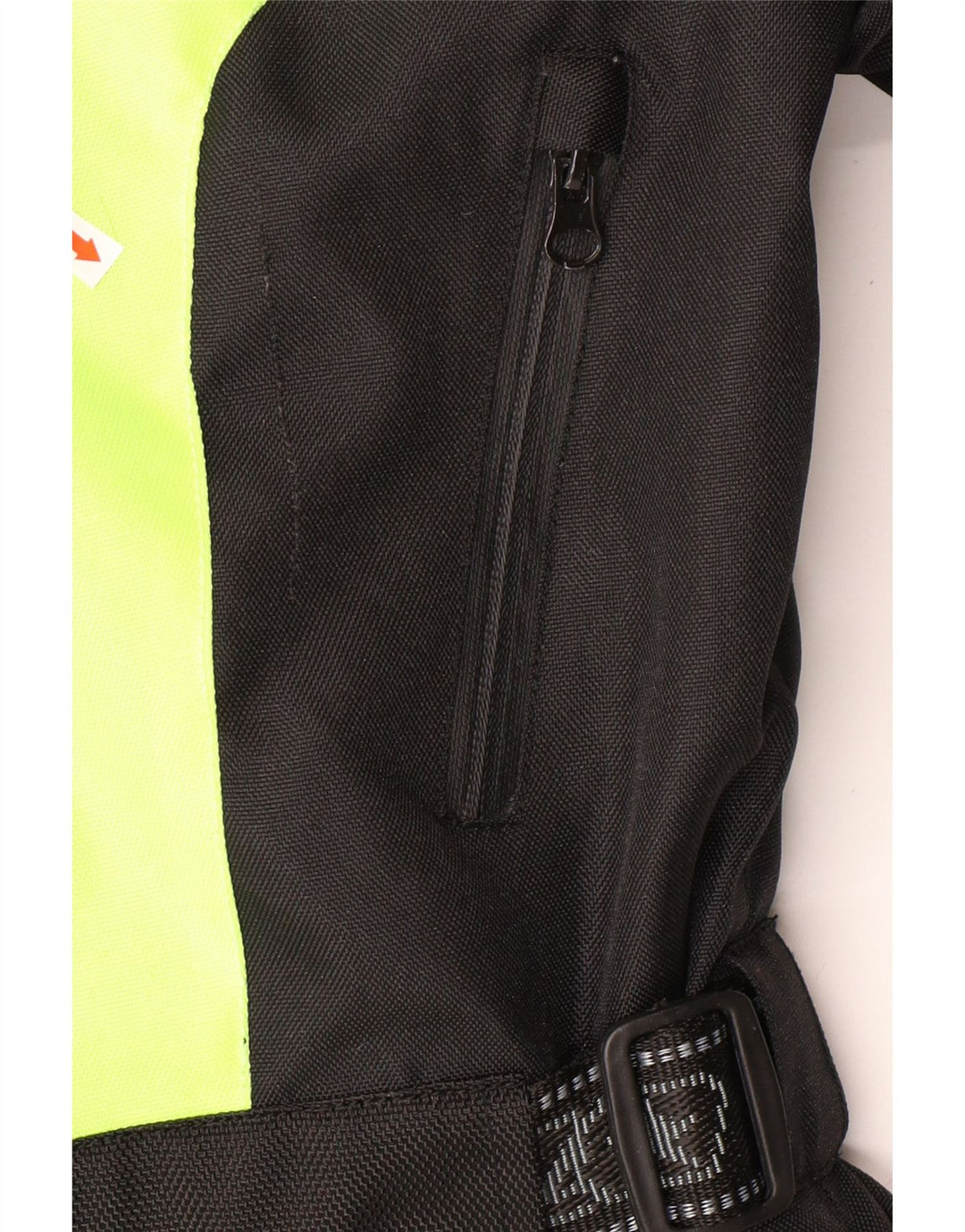 VINTAGE Herren Graphic Moto Racer Bomberjacke UK 44 2XL Grüner Farbblock