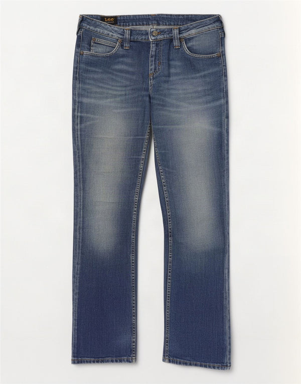 Lee Damen Jinx Bootcut Jeans W33 L33 Blaue Baumwolle