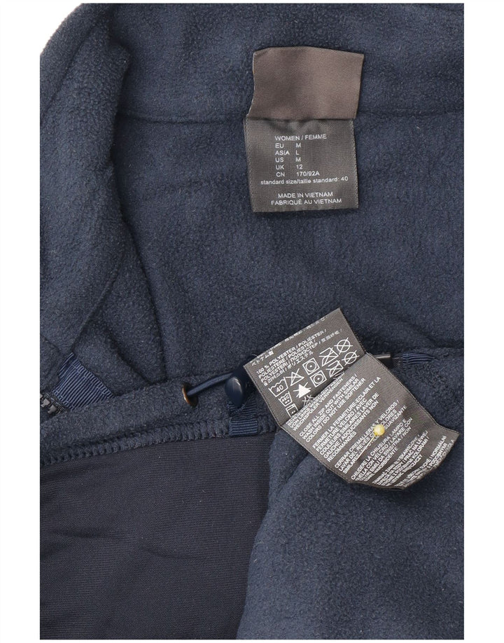Jack Wolfskin Damen Fleecejacke UK 12 Medium Marineblau Polyester