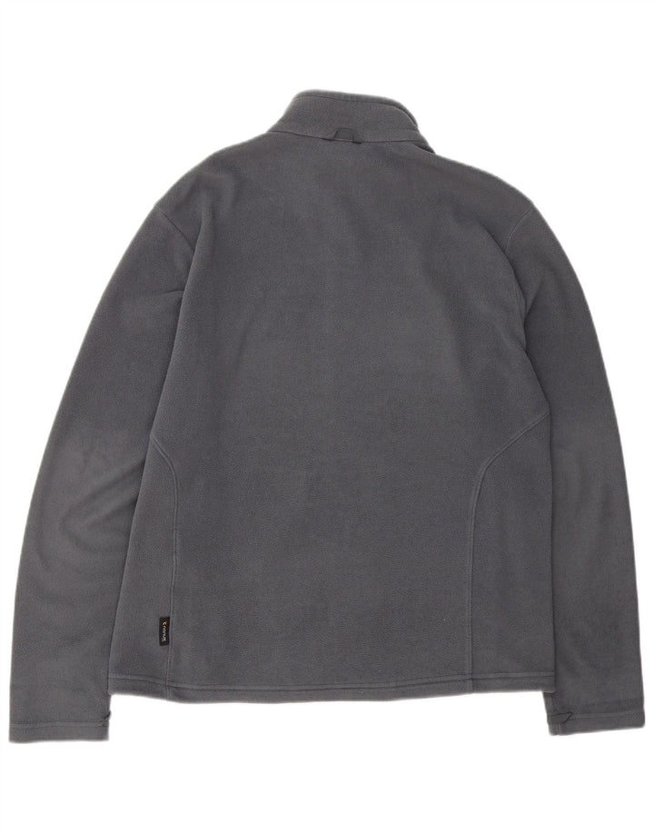 JACK WOLFSKIN Herren Fleecejacke UK 40 Large Grau Polyester