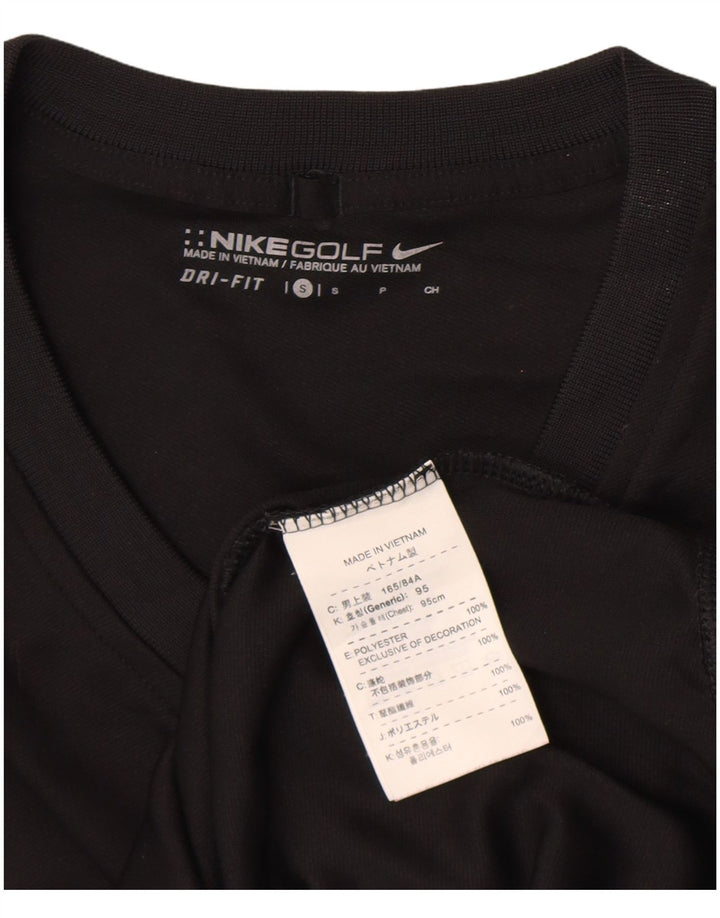 Nike Herren Dri Fit Weste Top Small Schwarz Polyester