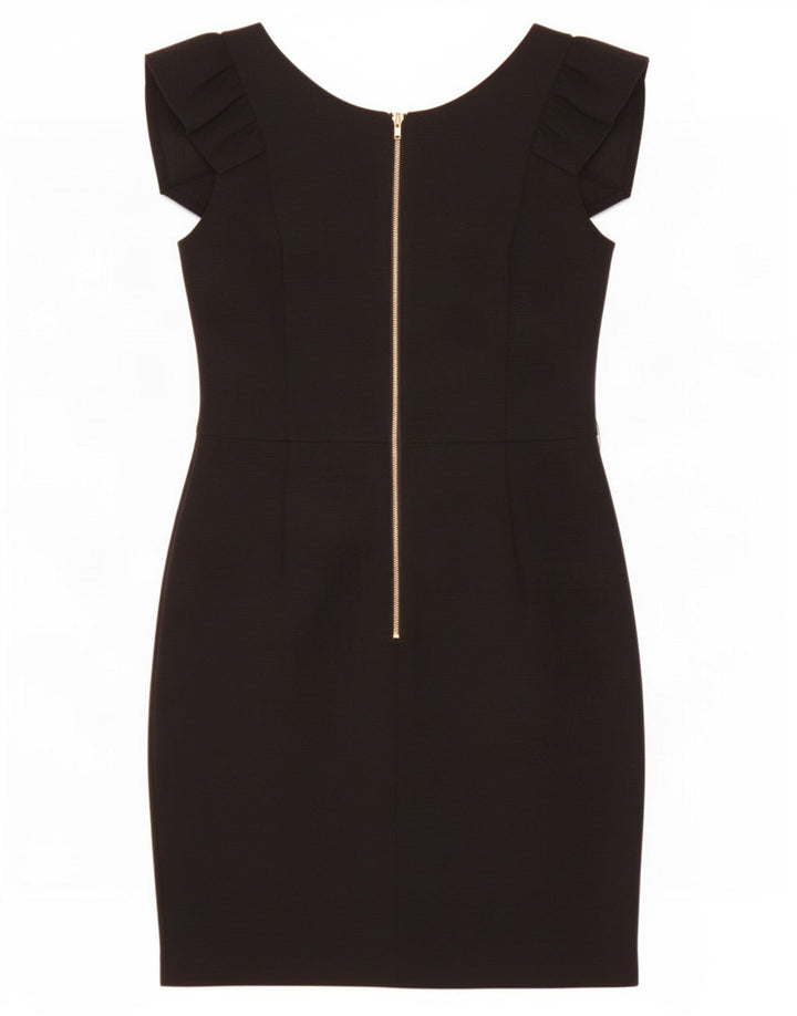 Warehouse Ärmelloses Damen-Etuikleid, UK 12, Mittelschwarz, Polyester