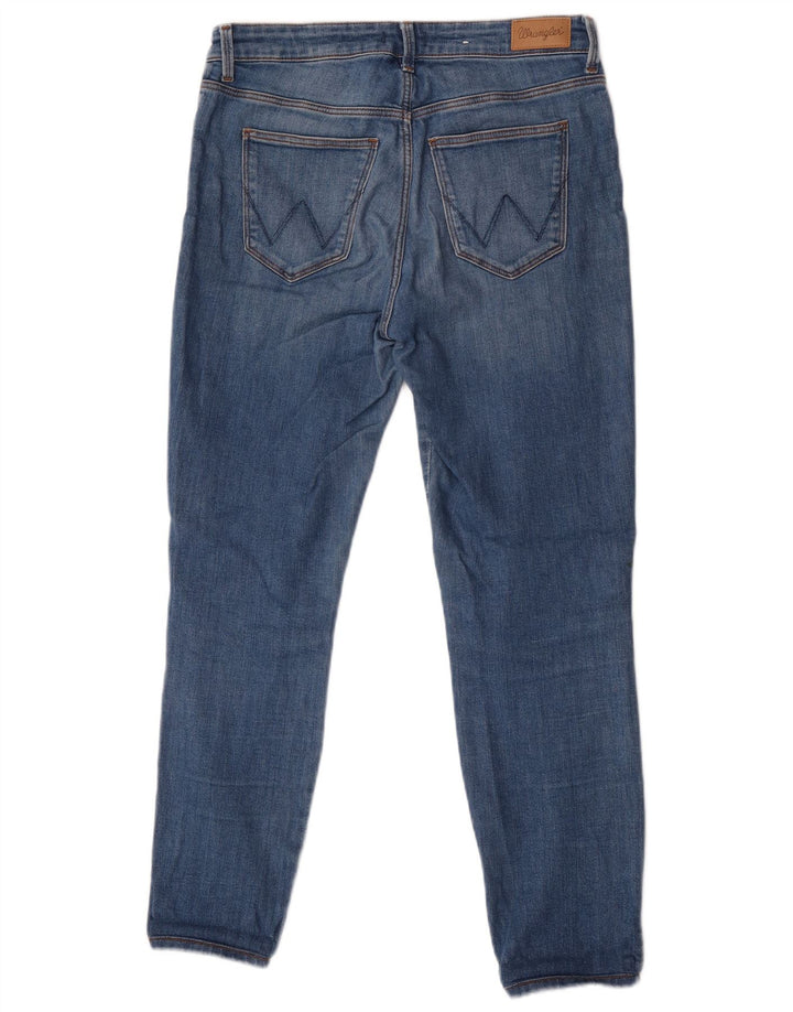 Wrangler Damen Skinny Jeans W30 L29 Blaue Baumwolle