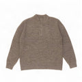 Marks & Spencer Damen-Pullover mit Reißverschluss am Hals, UK 14, Größe L, Grau, Acryl