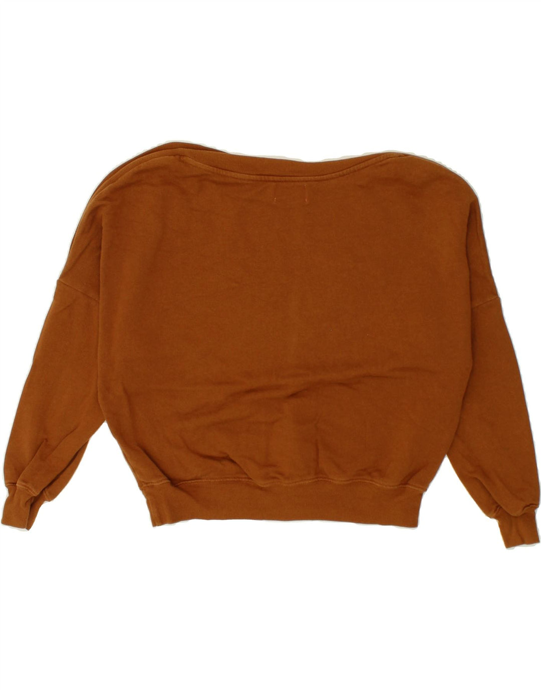 PULL & BEAR Womens Oversized Sweatshirt Jumper UK 6  XS Brown Vintage Pull & Bear and Second-Hand Pull & Bear from Messina Hembry 