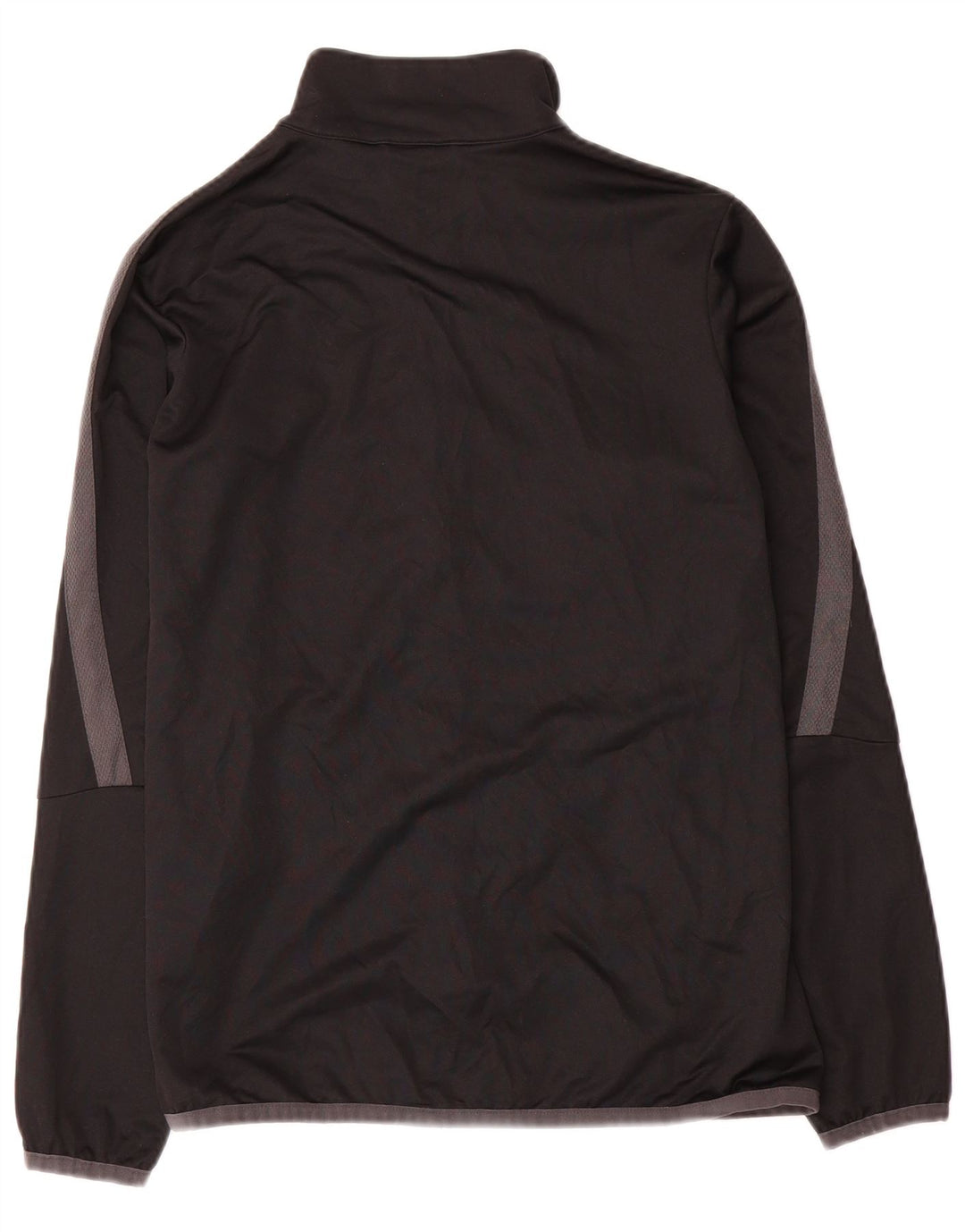Nike Herren-Trainingsanzugoberteil mit Grafik, Mittelschwarzes Farbblock-Polyester