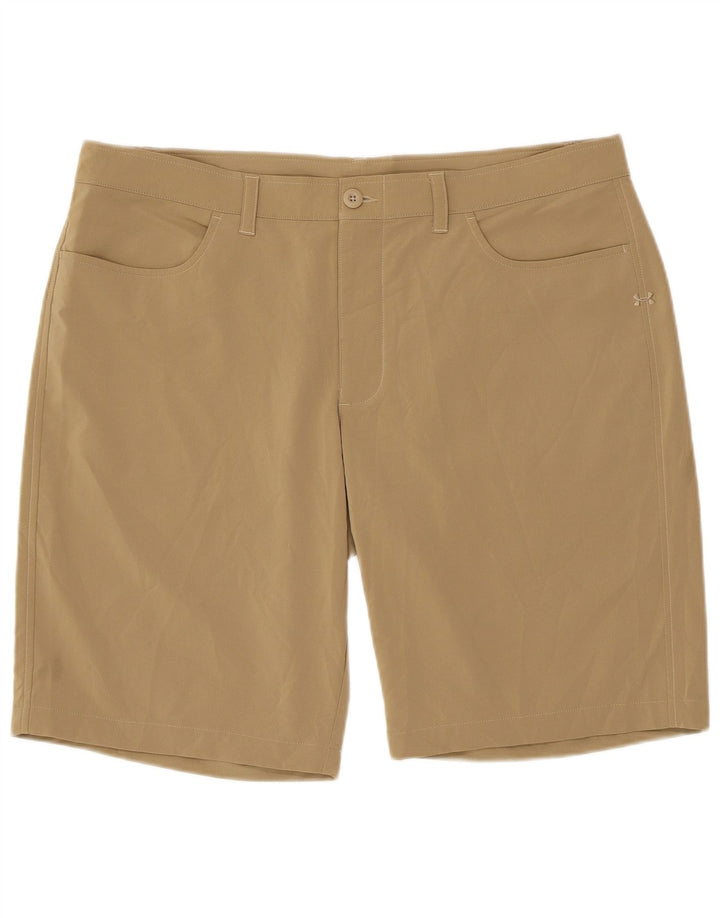Under Armour Herren Taillierte Freizeitshorts W38 XL Braun