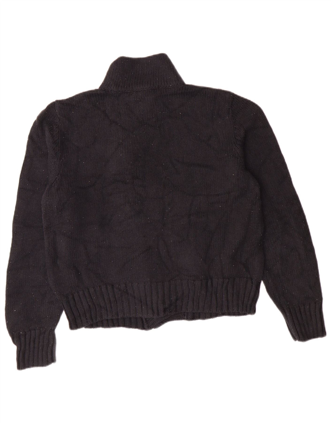 Michael Kors Mädchen-Cardigan-Pullover, 12–13 Jahre, XL, schwarzer Rayon