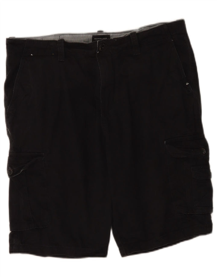 Quiksilver Herren Cargoshorts W32 Large Schwarz Baumwolle