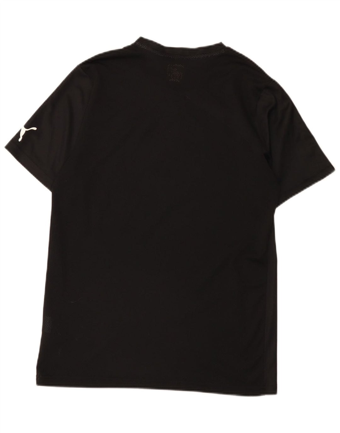 Puma Herren T-Shirt Top Medium Schwarz Colourblock Polyester
