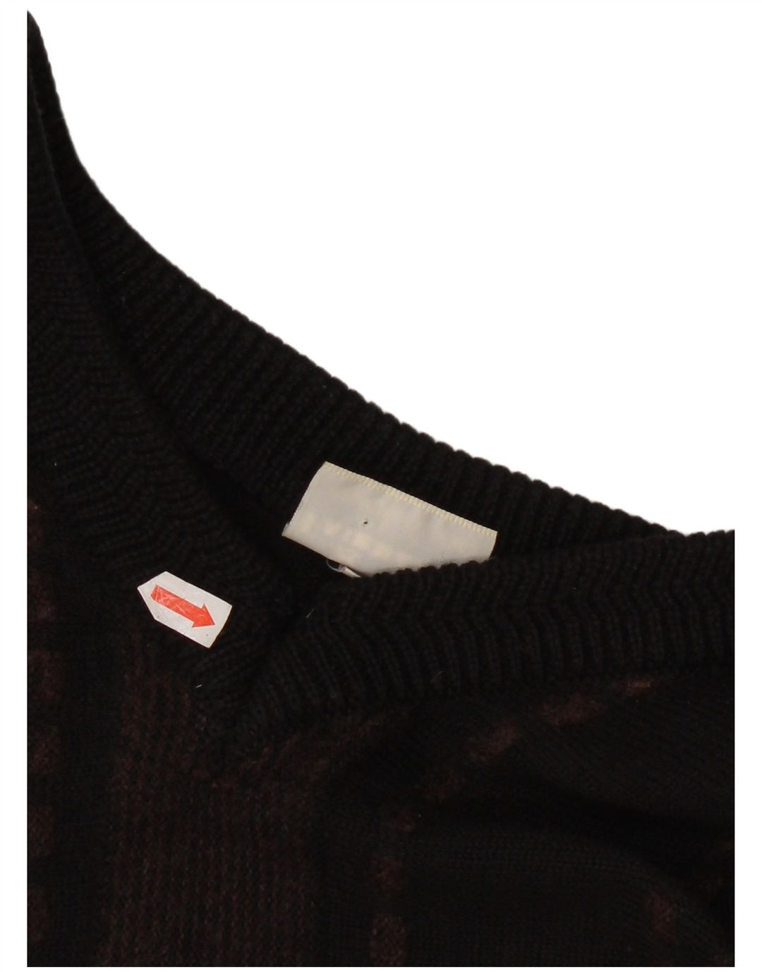 Fairbanks Herren-Pullover mit V-Ausschnitt, Größe 54, XL, schwarz gestreift, Wolle