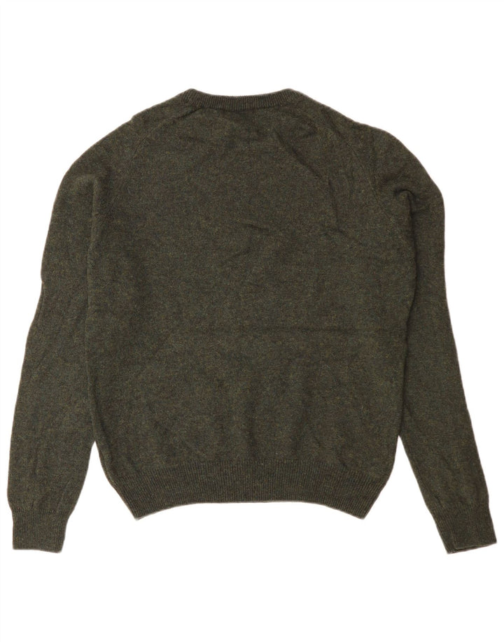 Marks & Spencer Damen-Pullover mit Rundhalsausschnitt, Gr. 14, Mittelgrün